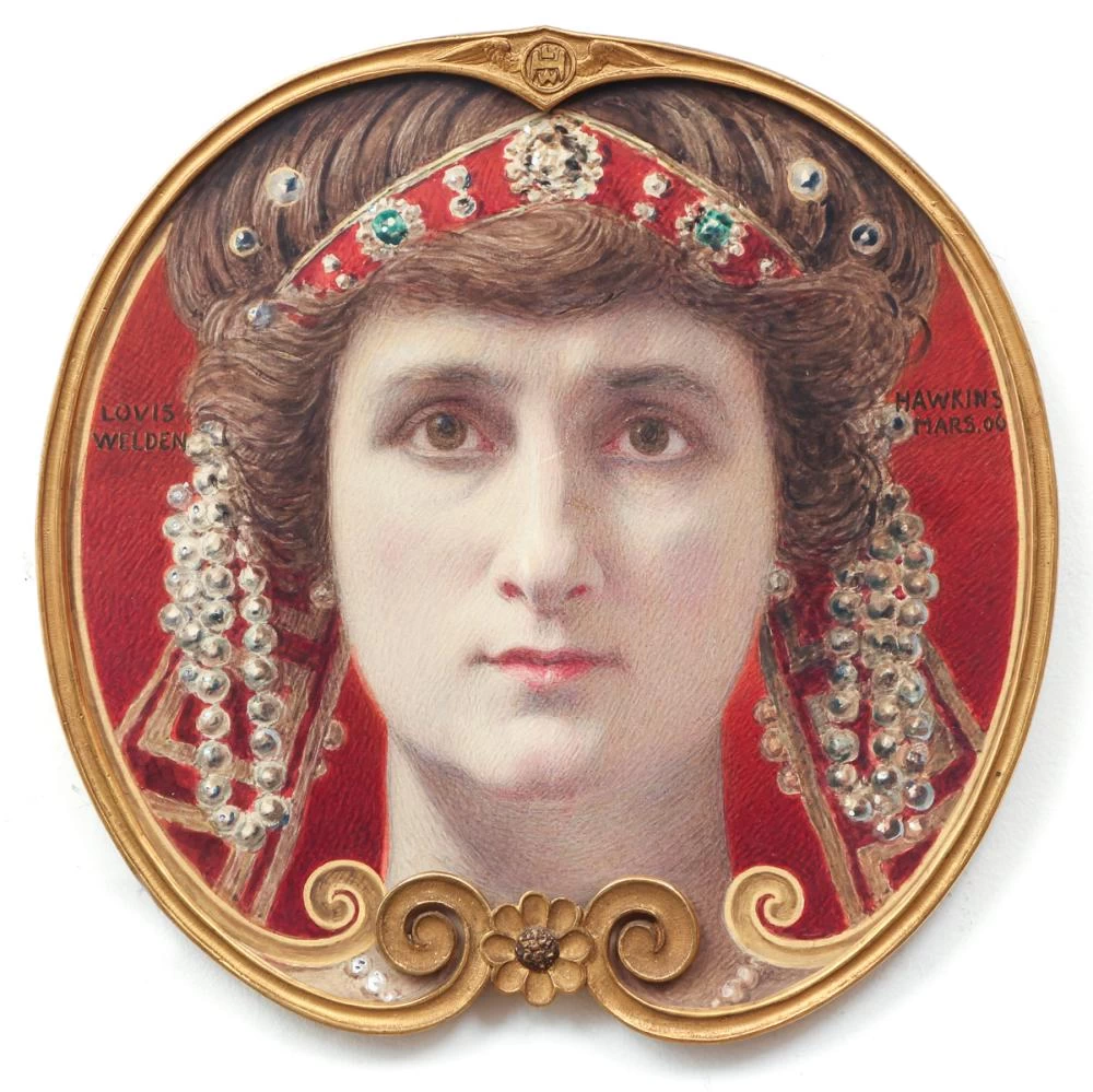 Ritratto di Louise Silvain come Teodora